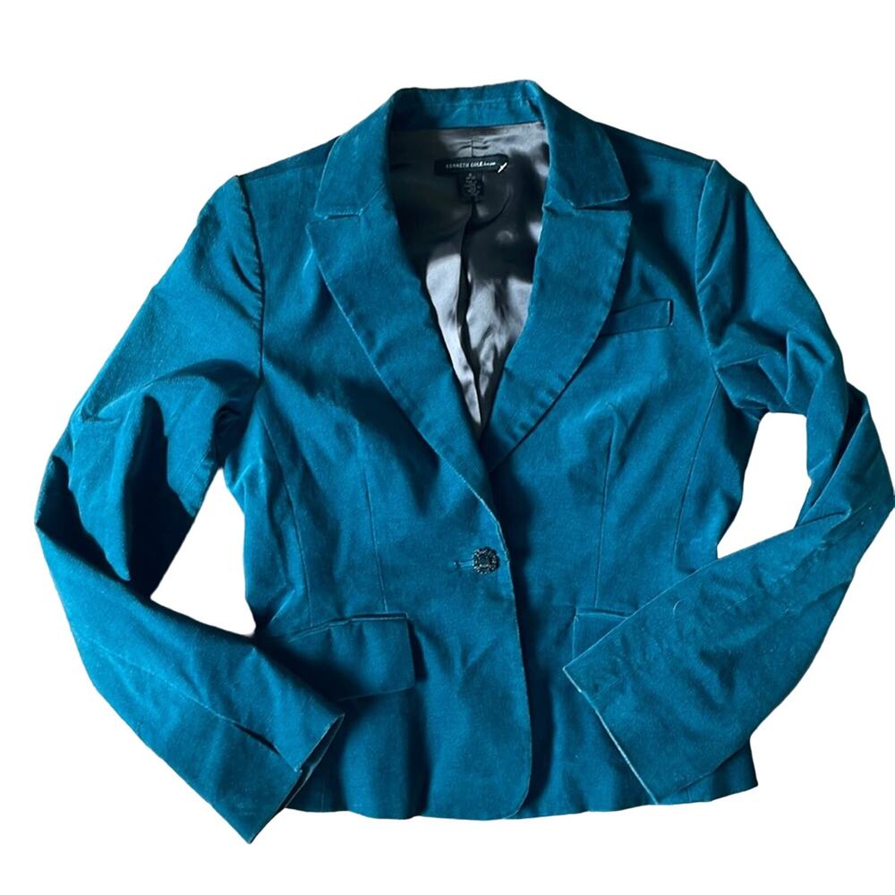 Beautiful Kenneth Cole Teal Blazer Size 6